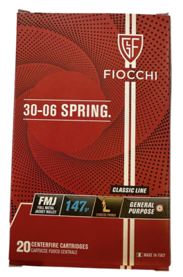 FIOCCHI 30-06 FMJ147gr. 20 stk.