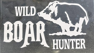 vildsvin klistermærke