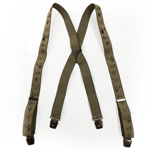 Portia seler med and og hunde motiv, beige