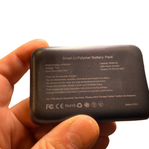 Ekstra batteri til App opvarmede strømper - 2stk