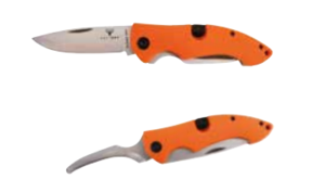 Kniv med bugåbner, orange