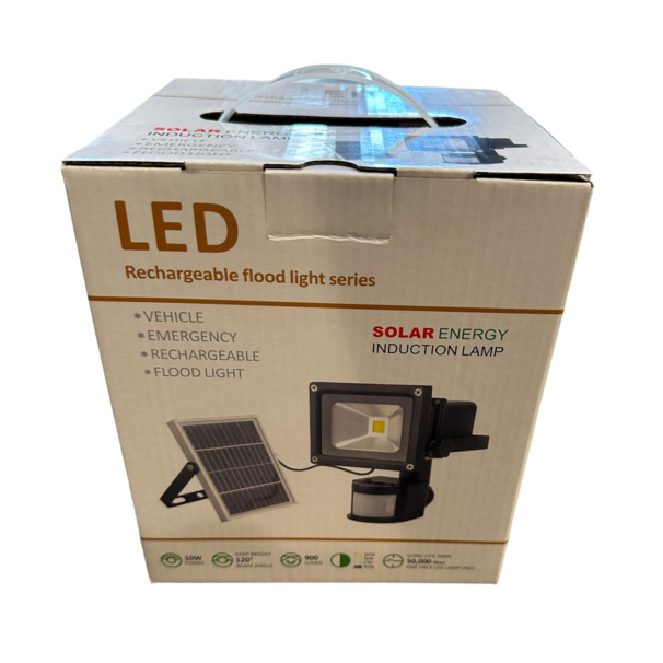 Lys til foderpladsen inkl. solpanel, batteri og PIR sensor (Grøn)