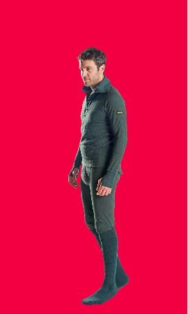 Trøje med lynlås og langeærmer (TS500)