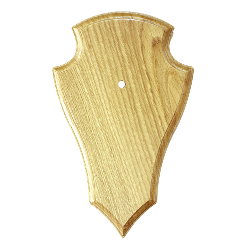 Eg bukke / trofæplade til Rådyr (Skjold)