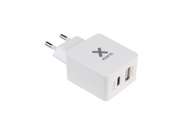 Hurtiglader 1xUSB-C, 3A/1xUSB, 2,4A