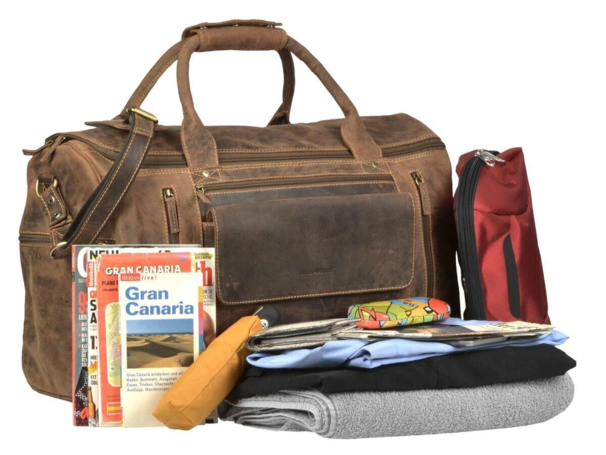 Greenbury weekend taske læder - stor