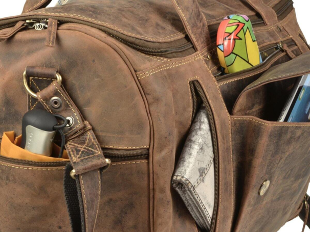 Greenbury weekend taske læder - stor