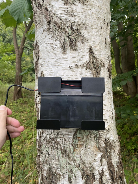 Batteri holder til eksternt batteri