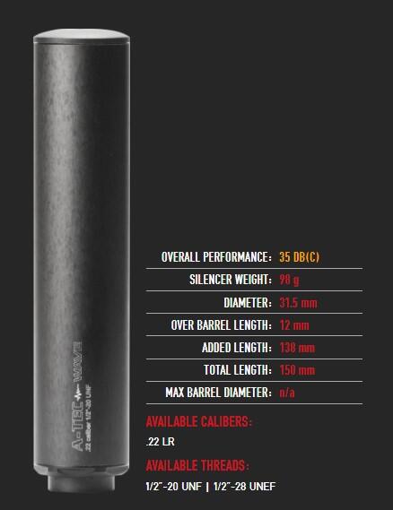 A-tec Wave lyddæmper