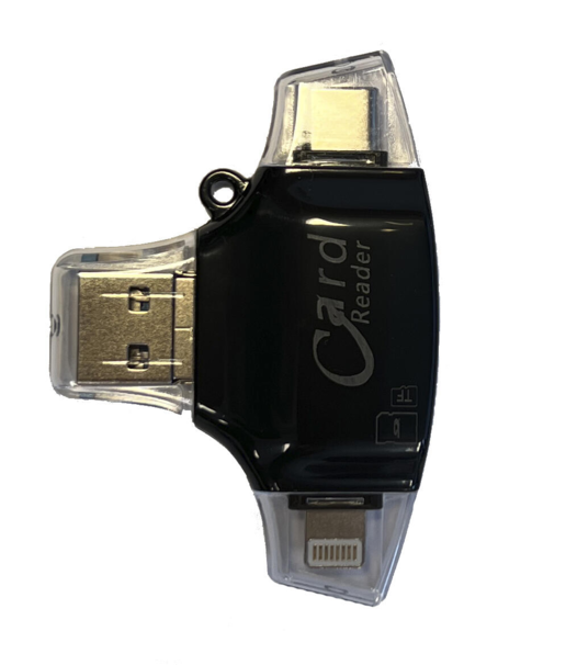 Multikort læser til telefon og PC