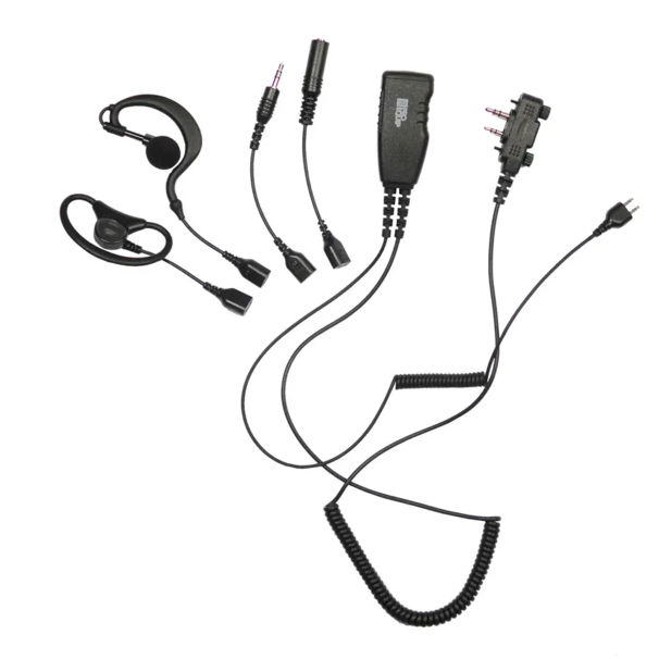 ProEquip PRO-U800LA 6-i-1 til Peltor, Sordin, MP3, Soundscope, PTT