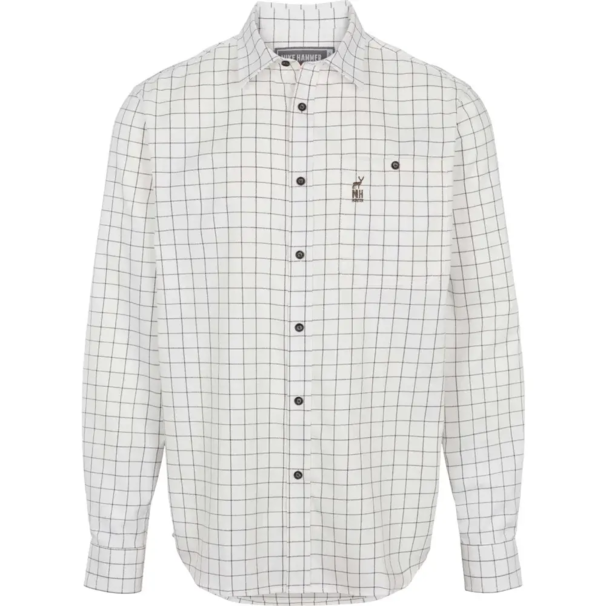 MH Jagtskjorte Estate hvid med tern