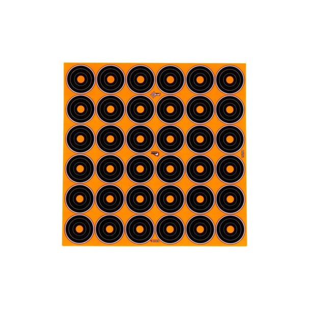 Skydeskive 12 center mål - perfekt til indskydning