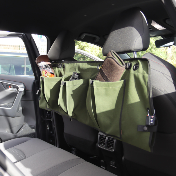 Foderal med lommer- til bilen