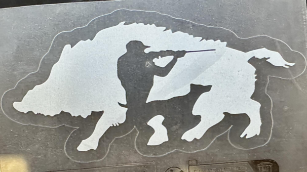 vildsvin klistermærke