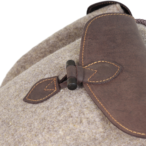 Rygsæk i loden uld med 2 lommer