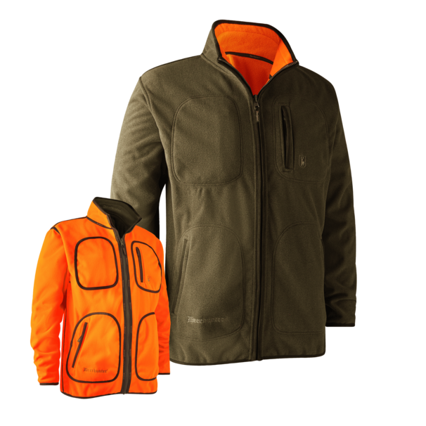 Gamekeeper Bonded Fleecejakke - vendbar