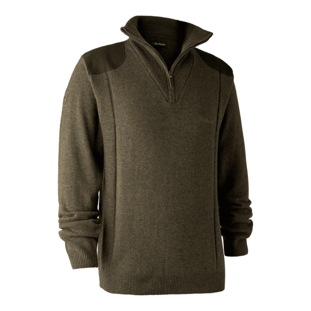 Sheffield Strik med lynlås hals