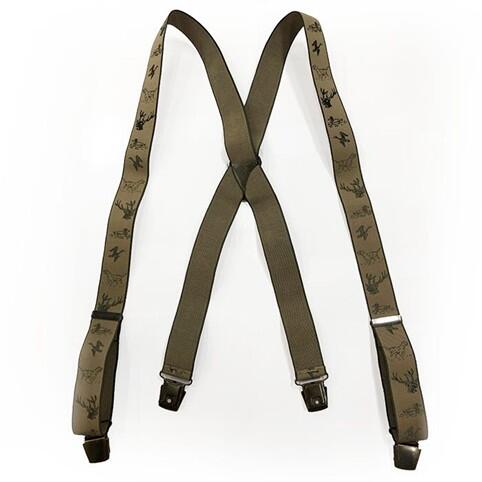 Portia seler med and og hunde motiv, beige