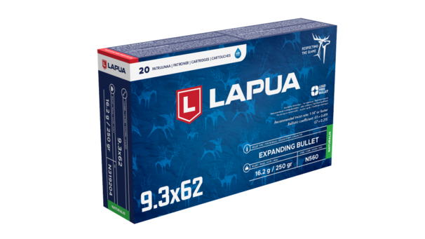 Lapua 9,3*62 Naturalis 16,2gr