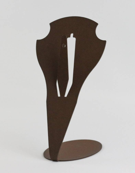 trofæplade - bordmodel - råvildt størrelse