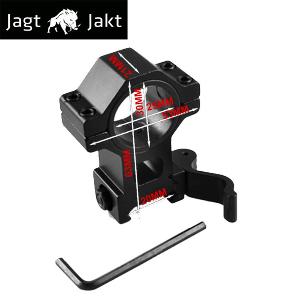 aftagelig montage til IR lygte